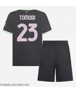 Günstige AC Milan Fikayo Tomori #23 3rd trikot Kinder 2024-25 Kurzarm (+ Kurze Hosen)